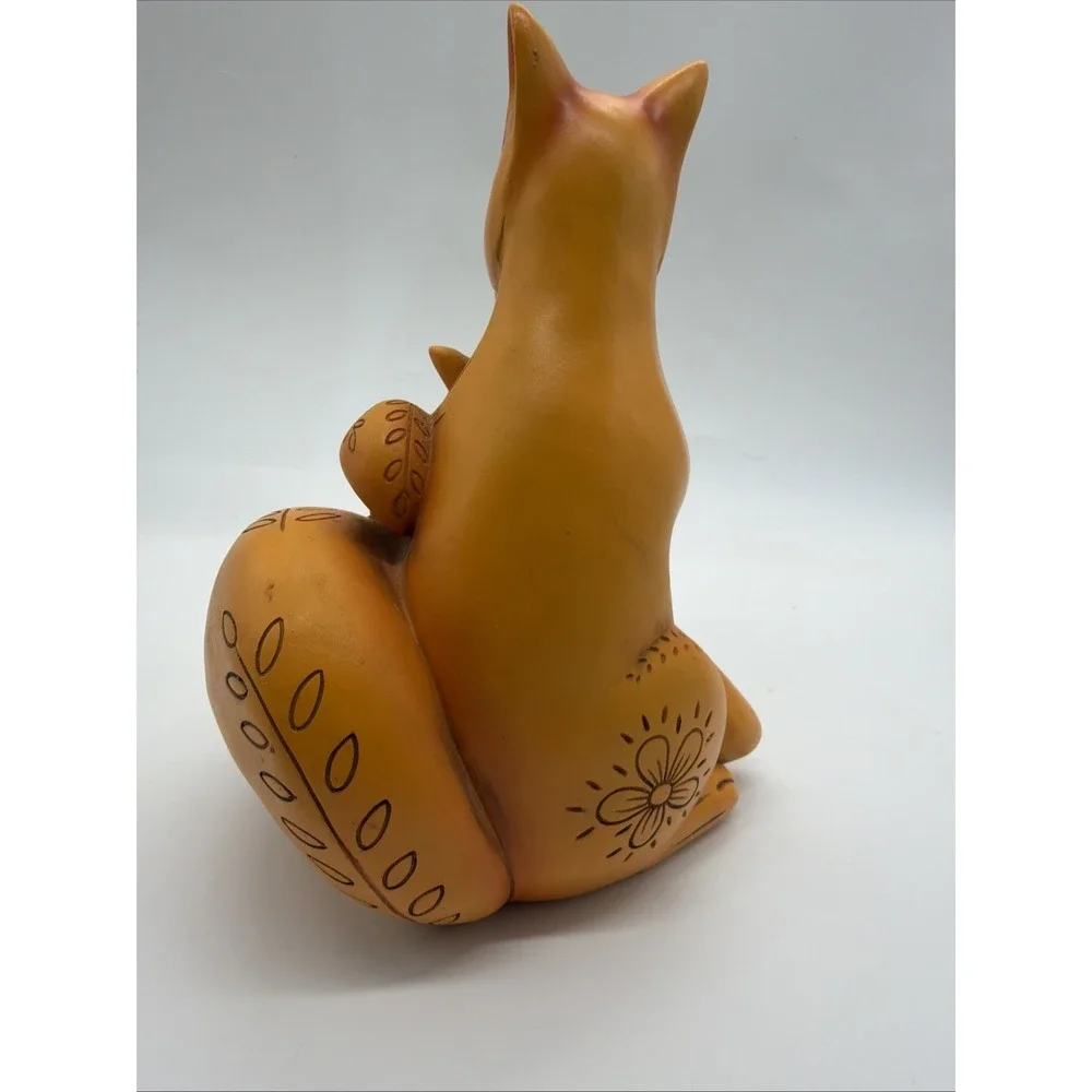Handmade Wood Chipmunk Squirrel Figurine Hand‎ Painted